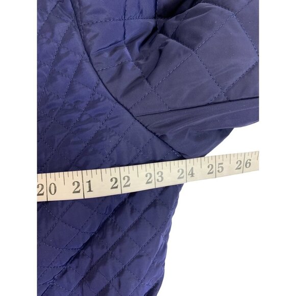 Gallery Woman Navy Blue Coat - Picture 8 of 9